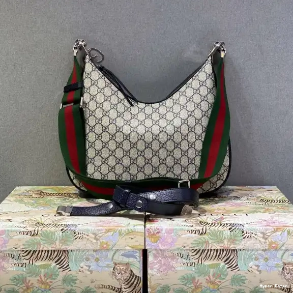 Hyperpeter large shoulder Attache GUCCI bag 0519